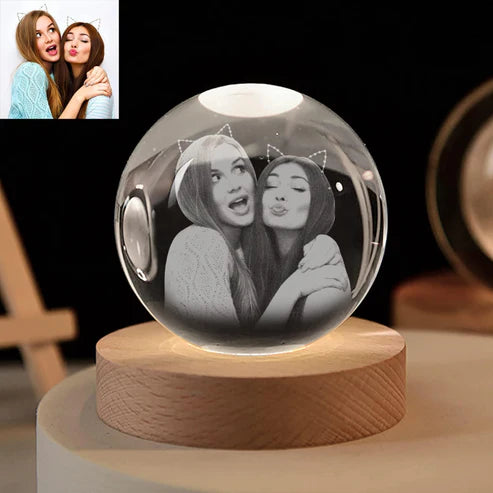 LoveBall® - Esfera de Cristal con Tu Foto