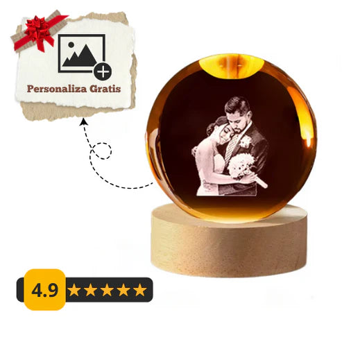 LoveBall® - Esfera de Cristal con Tu Foto