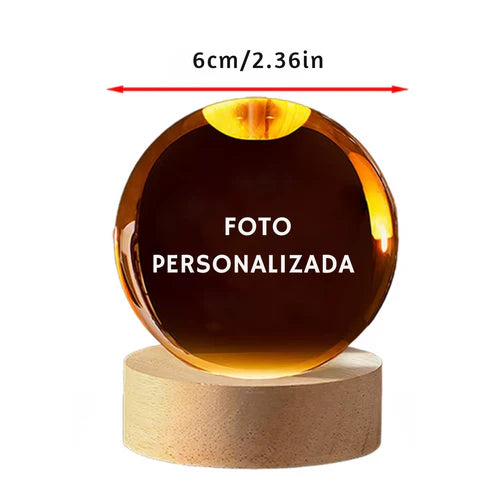 LoveBall® - Esfera de Cristal con Tu Foto