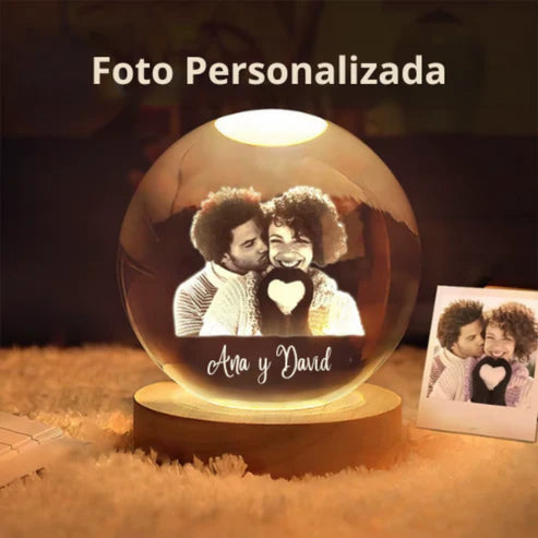 LoveBall® - Esfera de Cristal con Tu Foto