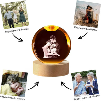 LoveBall® - Esfera de Cristal con Tu Foto